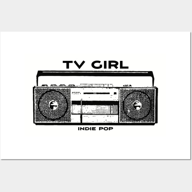 Tv Girl Wall Art by Rejfu Store